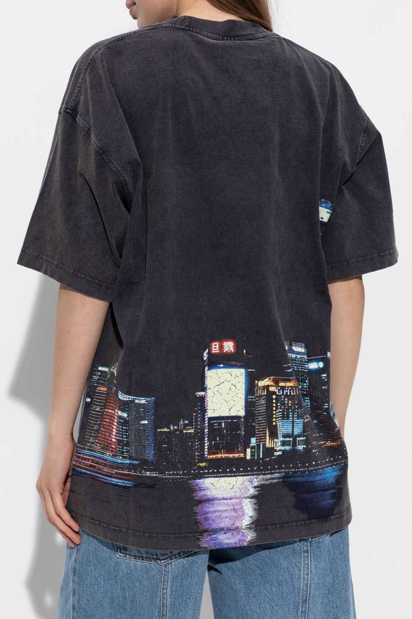 Alexander Wang T-shirt with print and shimmering